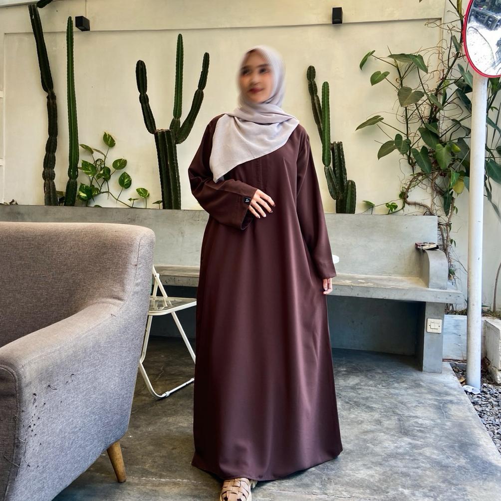 Premium Abaya Dubai Basic Polos Gamis Abaya Polos Simpel Elegan