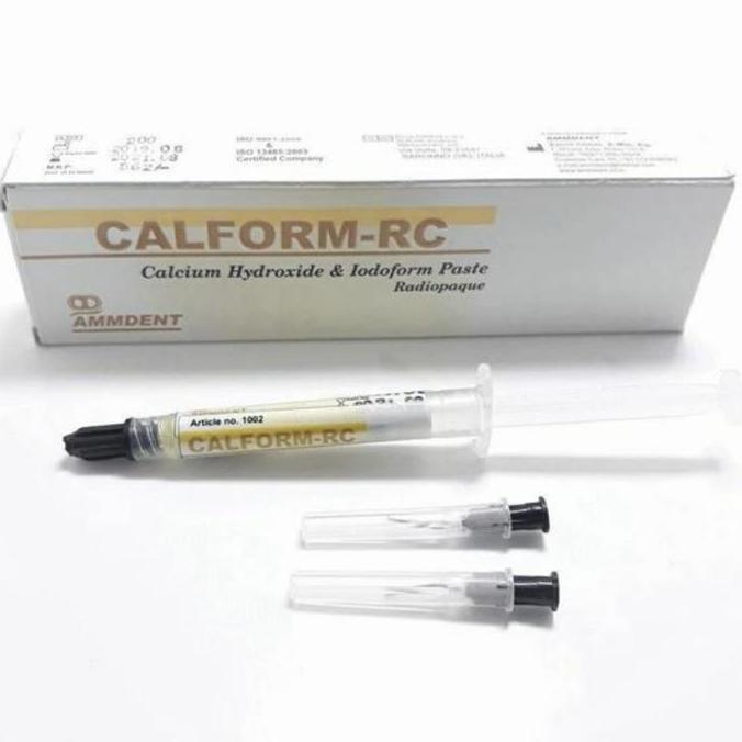 Calcium Hydroxide paste with iodoform Radiopaque Calform RC Dental