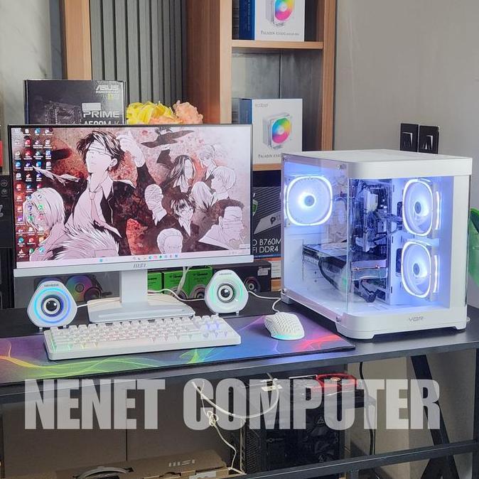 PC Gaming Full Set Intel Core i7 4770 | RTX 3050 6GB | 16GB | SSD HAP