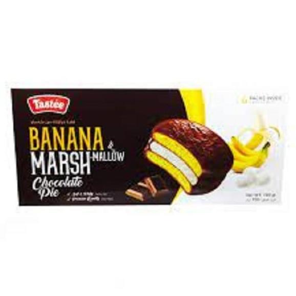 ~~~~~] TASTEE BANANA MARSHMALLOW CHOCOLATE PIE 150GR
