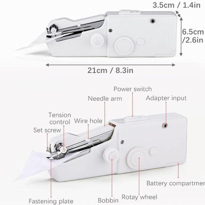 Mesin Jahit Listrik Portabel Alat Jahit Genggam Mesin Jahit Genggam Dengan Baterai Mesin Jahit Rumah