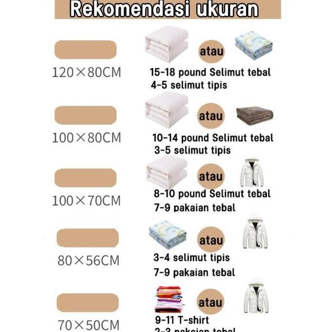 Tas Kompresi Vakum Vakum Perjalanan Plastik Vakum Tahan Air Vakum Vakum Plastik Tas Vakum Vakum Perj