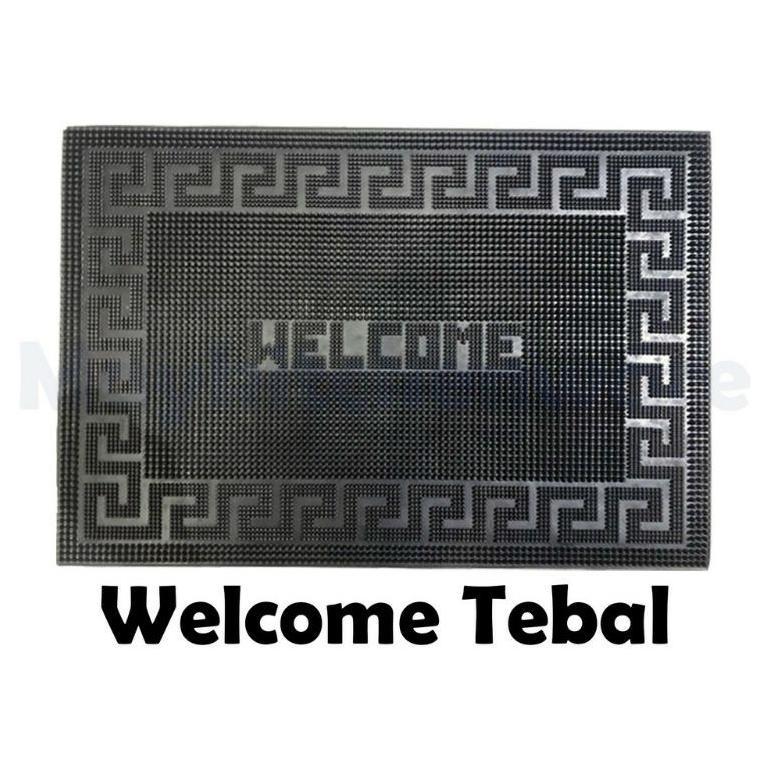 Keset Welcome Besar Keset Lantai Anti Slip Keset Kaki Keset Kamar Mandi Keset Depan Pintu Rumah 60x4