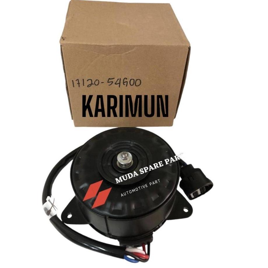 MOTOR FAN VAN KIPAS RADIATOR MOBIL SUZUKI KARIMUN KOTAK OLD LAMA 17120-54G00 OEM ORIGINAL DAN TERPER