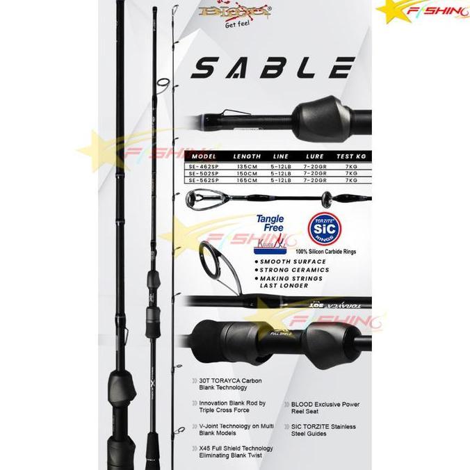 Promo Stars Fishing BLOOD-X Joran Pancing Blood-X Sable 135 150 165 Carbon Mancing Galatama Kolam Fr