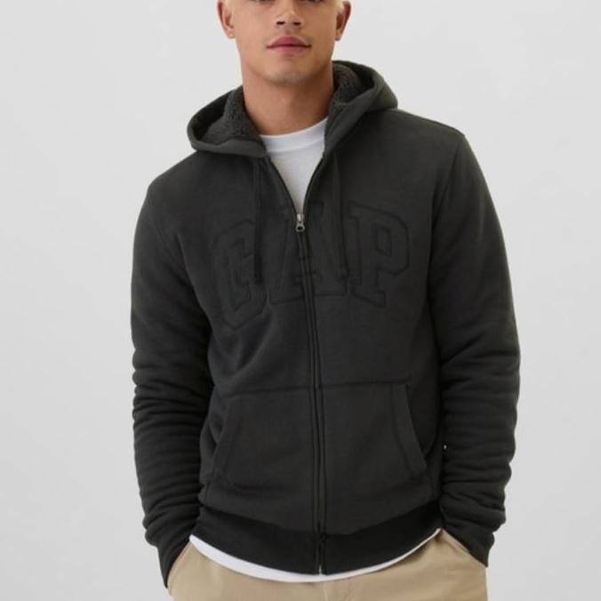 GAP SWEATER SHERPA ZIPER ORIGINAL