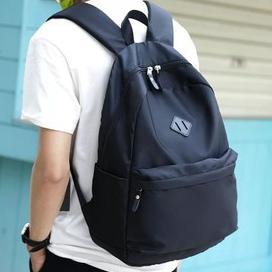 TERBARU Tas Ransel Korea PRIA&WANITA POLOS TAS SEKOLAH/Backpack Tas Ransel Polos Hitam
