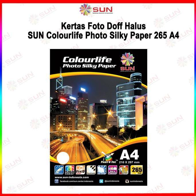 Kertas Foto Silky Doff A4 - Colourlife Photo Silky A4 200,265 Gsm