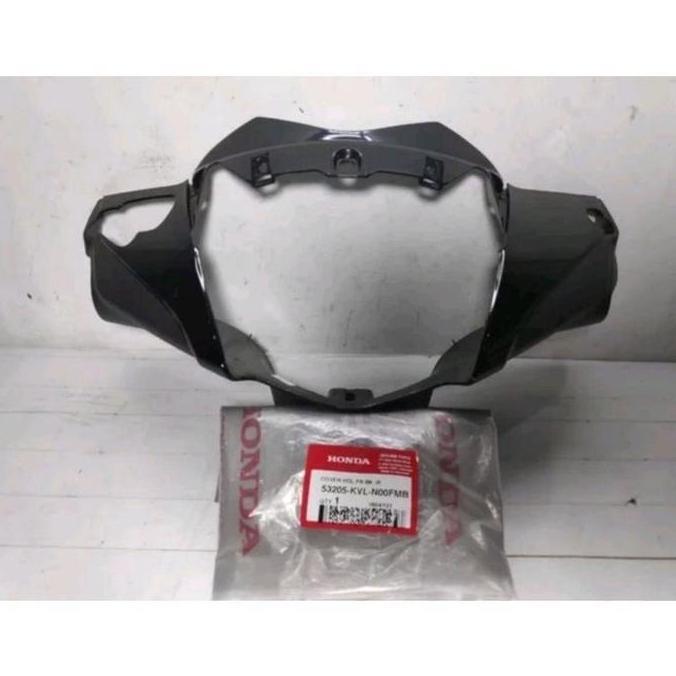 BEBAS ONGKIR - Cover handle Fr batok lampu Supra X 125 Batman original HITAM 53205 kvl N00fmb