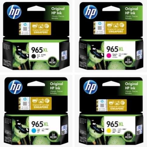 Tinta HP Cartridge 965xl Black + 965xl Color 9010,9012,9016 Original