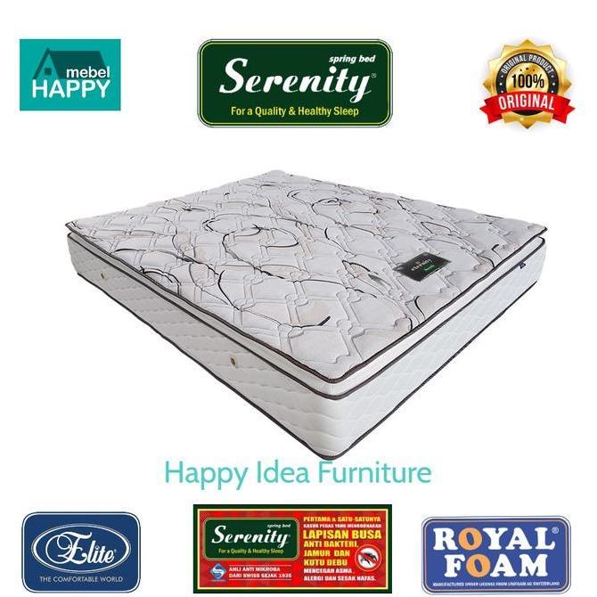 VIRALL HAPPY IDEA - SPRINGBED ELITE SERENITY TYPE ETERNITY + PILLOW TOP MURAH //