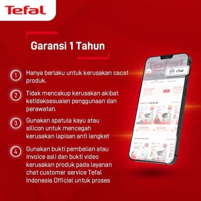 ORITO Tefal Unlimited Wokpan 28cm Wajan Anti Lengket