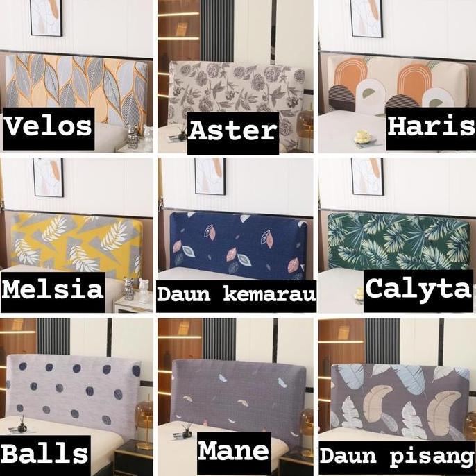 '' COVER SANDARAN TEMPAT TIDUR/ SARUNG SANDARAN TEMPAT TIDUR DIPAN MOTIF *