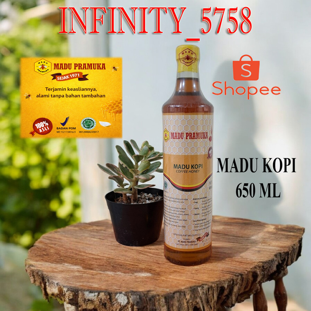MADU PRAMUKA MADU KOPI 650 ML (MADU ASLI)