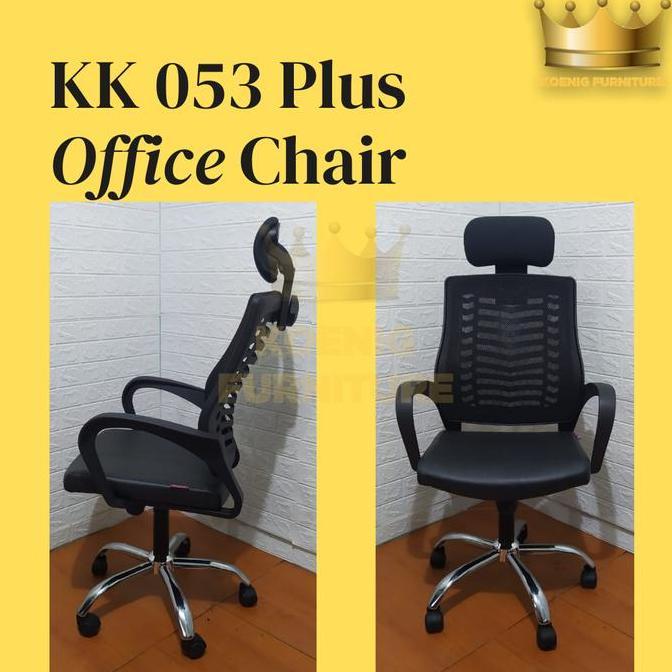 Kursi Kantor Jaring KK 053 PLUS / Kursi Nyaman / Kursi Jaring Headrest