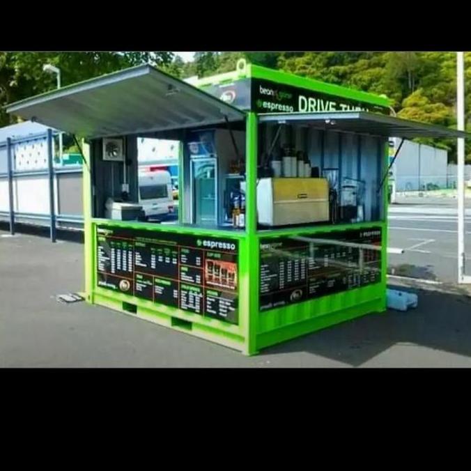 Terlaris Booth Semi Kontainer/ Kontainer Gerobak Custom Design #241