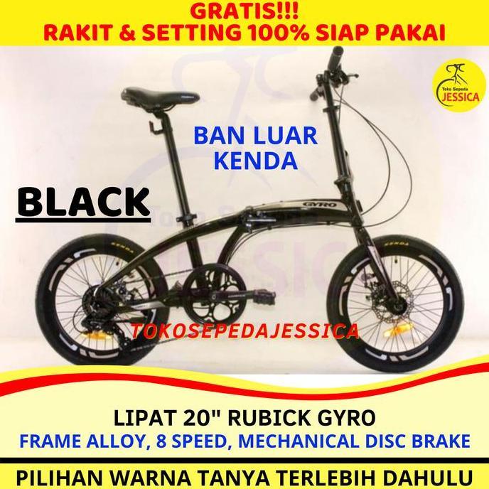 Terlaris Sepeda Lipat 20 Genio Rubick Gyro