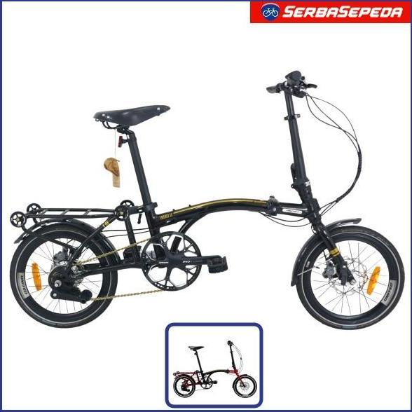 Terlaris United Trifold 11 Speed Reflex Sepeda Lipat 16 Inci