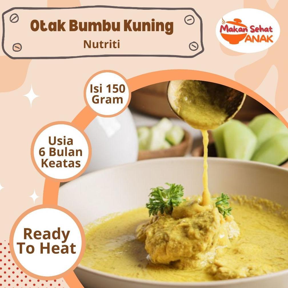 Nutriti Otak Sapi Grassfed Bumbu Kuning Best Seller MPASI 6 Bulan Keatas By Makan Sehat Anak