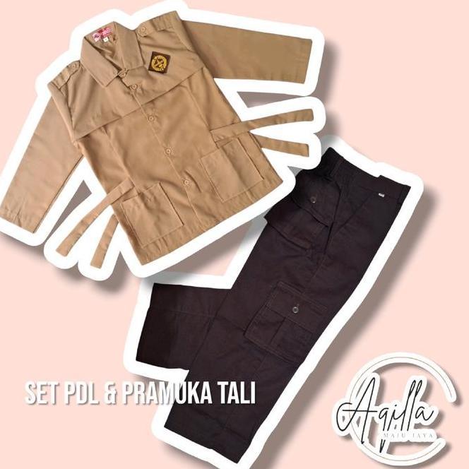 Setelan Seragam Sekolah Pramuka Pdl Anak Sd Lakilaki Dan Perempuan