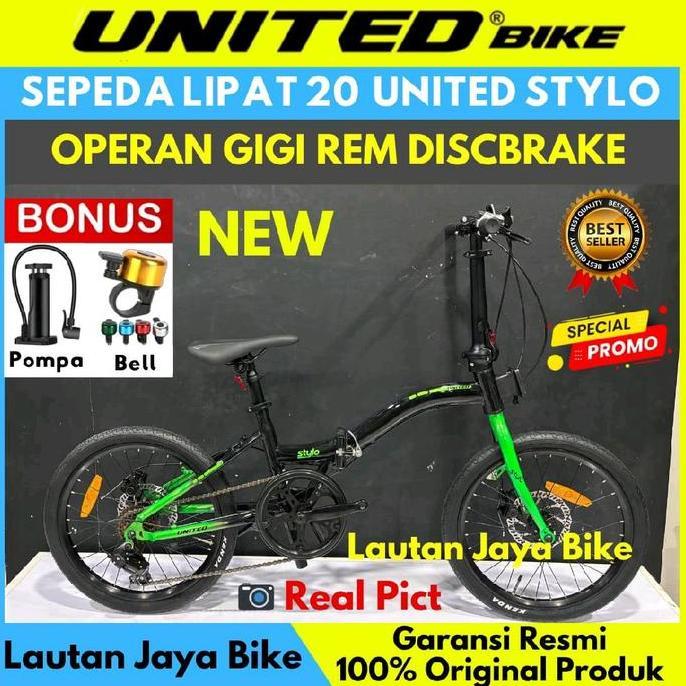 Terlaris Sepeda Lipat 20 Inch United Stylo