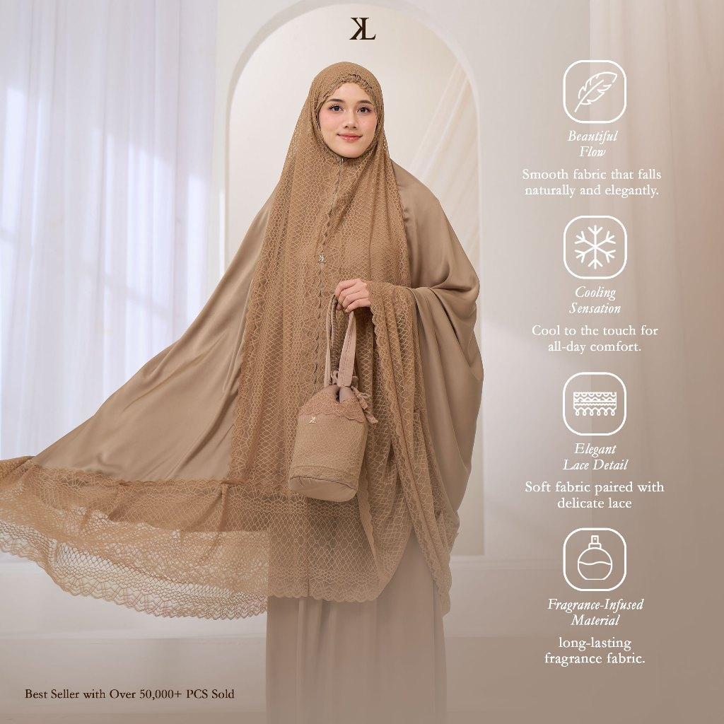 Kallia Label Luma Prayer Robe By Kallia | Mukena Mahar | Packaging With Box