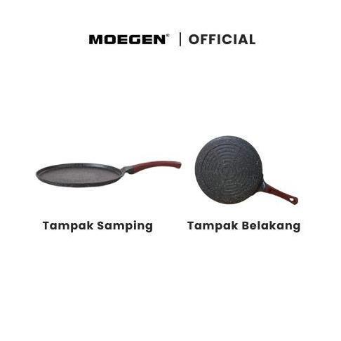 MOEGEN Grill Pan / Crepe Pan 30 cm Granite Series Anti Lengket SAML