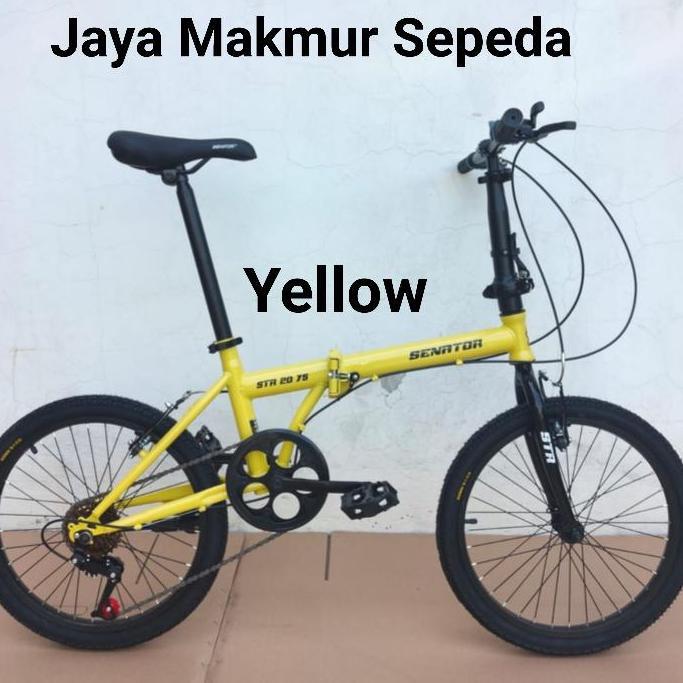 Terlaris Sepeda Lipat 20 Senator Single Sperd