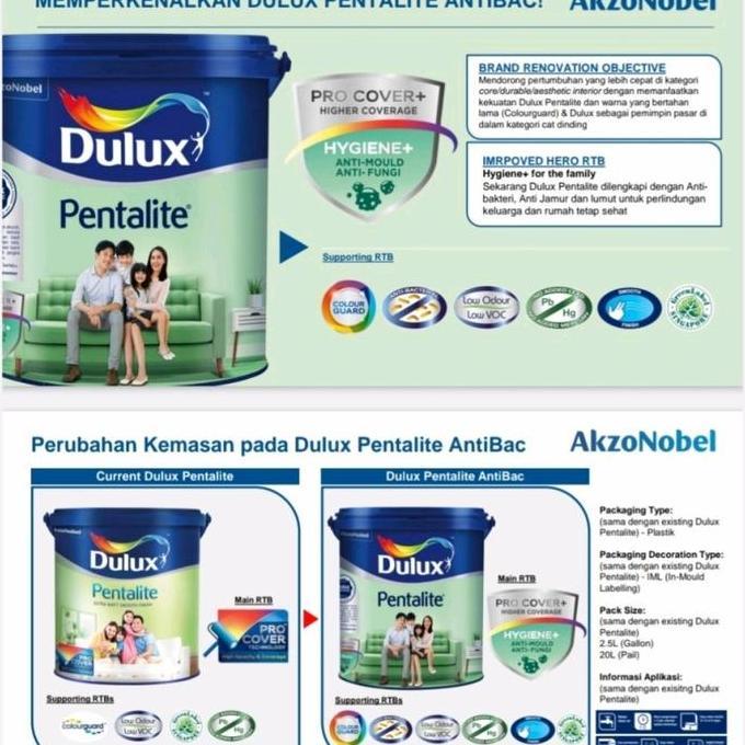 Cat Dulux Pentalite Antibac Day Break 40544 2,5 Liter Tinting