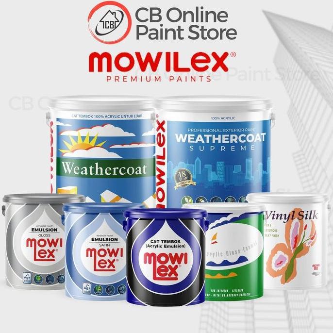 CAT TEMBOK MOWILEX - PEARL GREY E-099 - PAIL