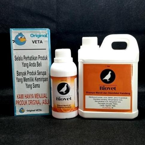 TERBARU SHAMPO BIOVET VITAREST SAMPO BURUNG MERPATI DARA DISINFEKTAN KANDANG