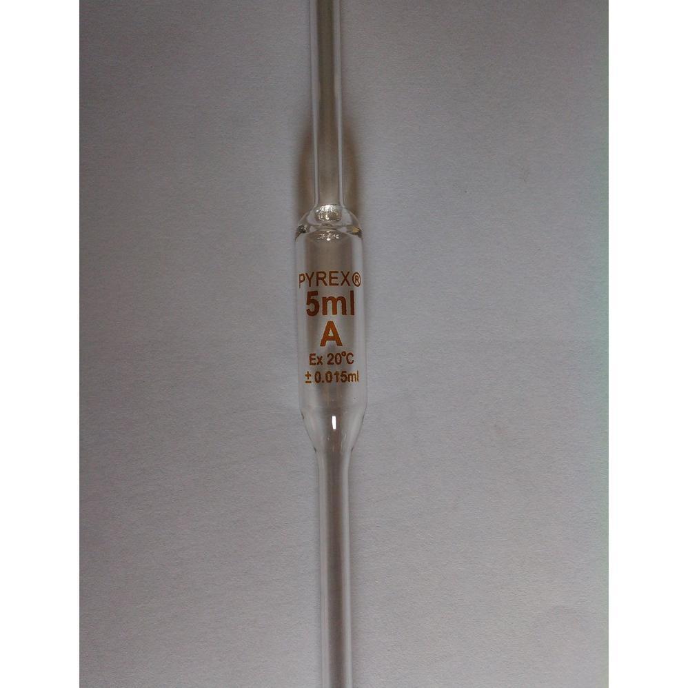 Ready Pipet Gondok / Volumetric  Pipet   Capacity 5 mL PYREX - Cina, Class A