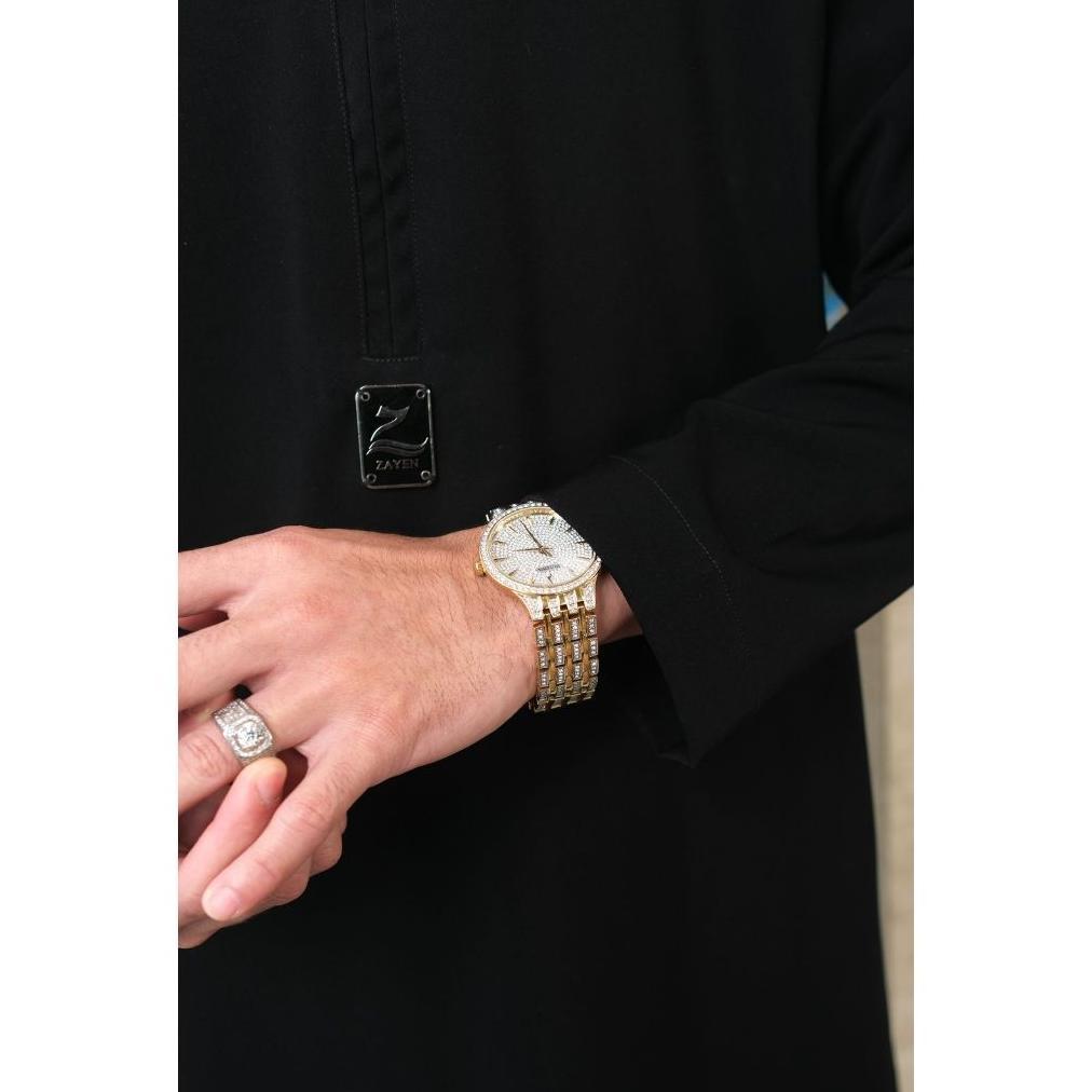 PAKET HEMAT Jubah Pria Gamis pria Selimfit jubah zayen hitam jubah pria muslim jubba model terbaru b