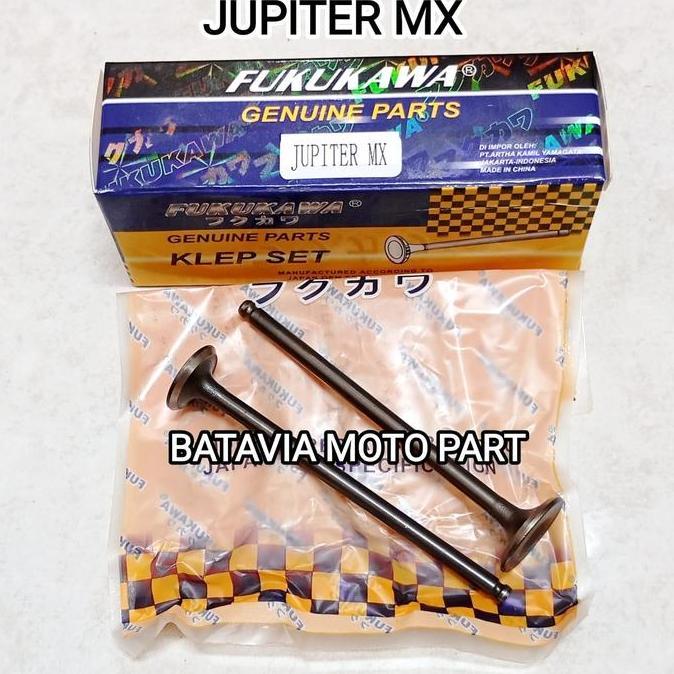 KLEP SET MOTOR YAMAHA JUPITER MX MX KING MX NEW 135 VIXION OLD PAYUNG KLEP IN EX MEREK FUKUKAWA