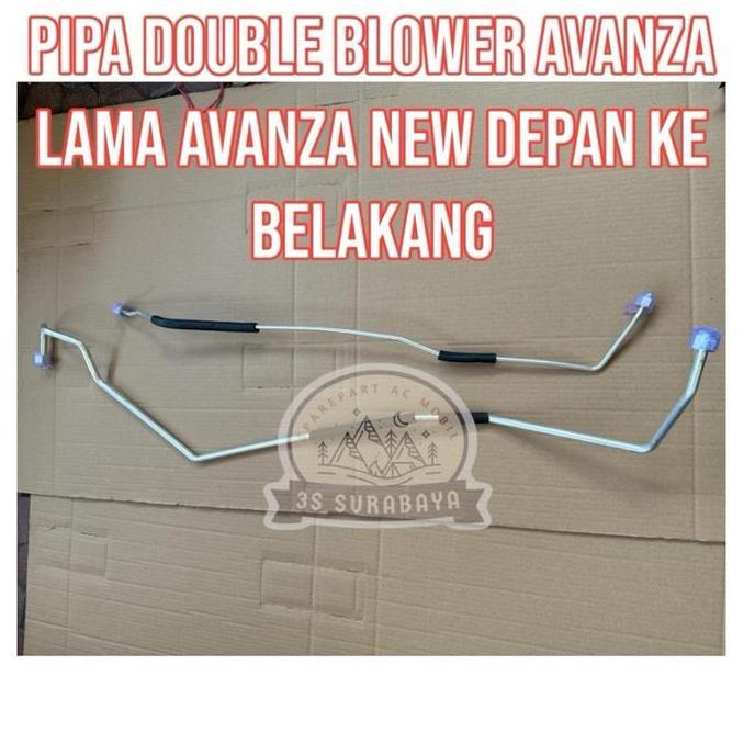 Promo Pipa Selang Ac Mobil Avanza Veloz New Depan Ke Belakang Double Blower (Baru/New) Diskon