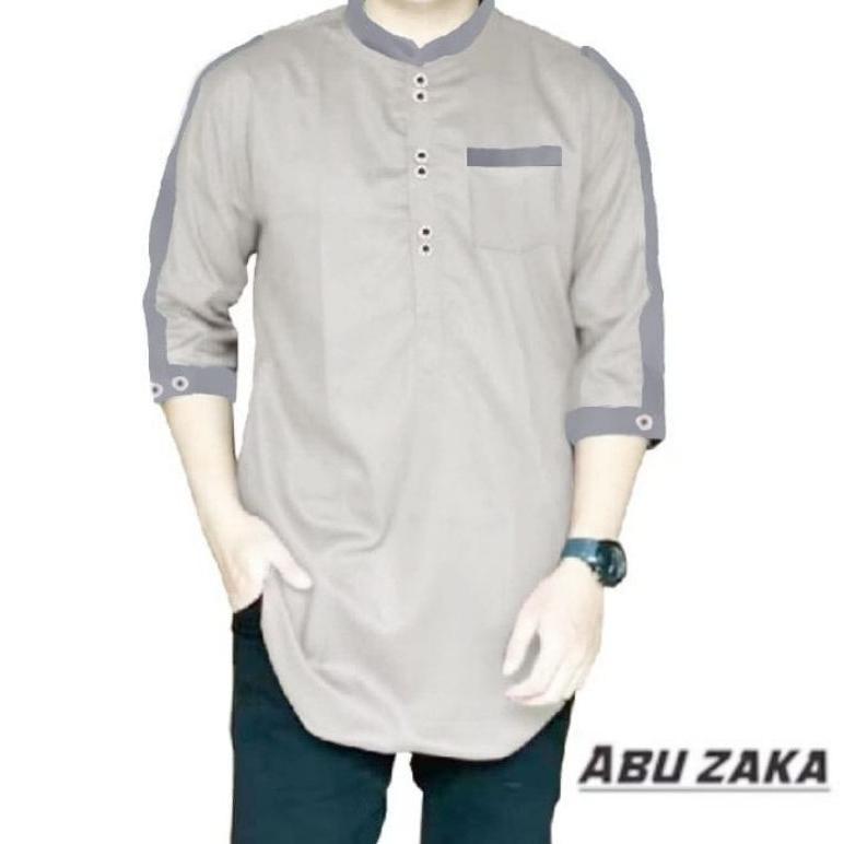 ready stock koko kurta zaka lengan 3/4 kombinasi