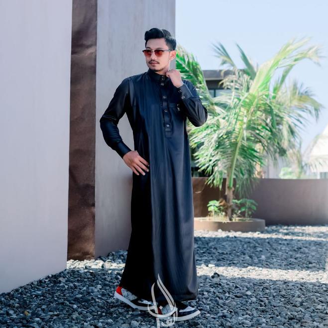 Favorit Jubah Gamis Pria Jubah Slimfit Polyester Korea Jubah Pria Muslim Gamis Alfaan Busana Muslim 