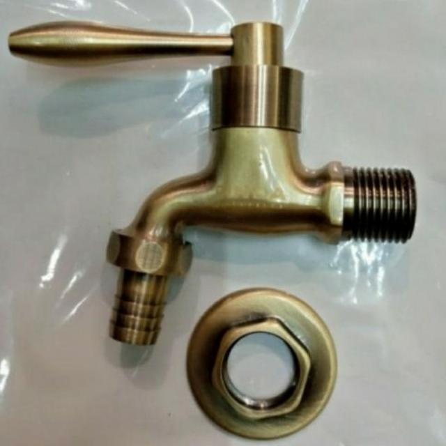 Kran Taman Onda Gold Klasik Kuningan