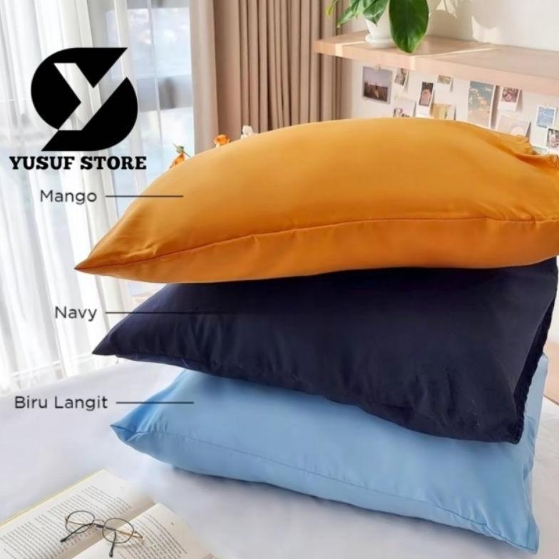Best Deals (Termurah) Sarung Bantal Guling Polos / Sarung Bantal Polos / Sarung Bantal Motif Polos /