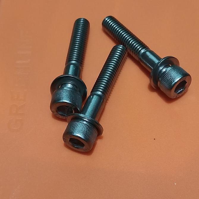 BAUT L SILINCER KNALPOT SUZUKI SKYWAVE HAYATE STENLESS 3PCS
