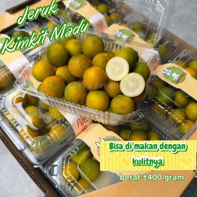Karya Fresh Jeruk Kimkit Madu 400Gr Kulit Bisa Di Makan Terlaris