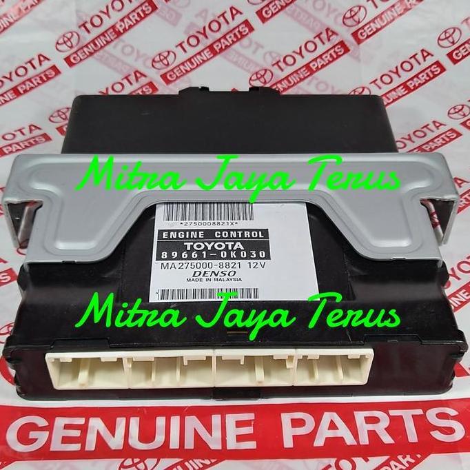 89661-0K030 ECU HILUX BENSIN TOYOTA COMPUTER ENGINE CONTROL UNIT OK030 ORIGINAL DAN TERPERCAYA