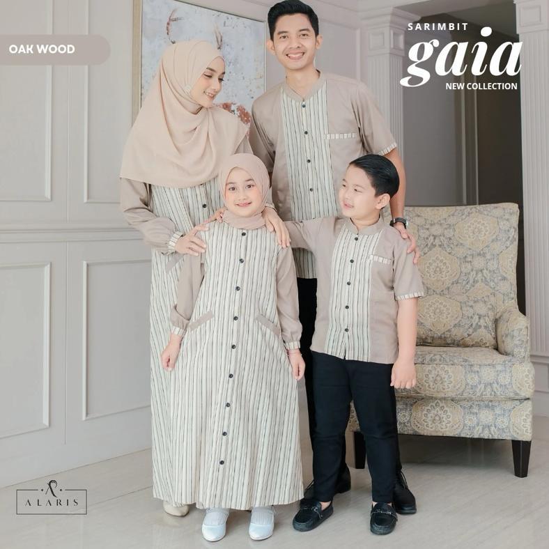 murah gaia stripe / gamis katun salur / gamis garis garis / gamis casual / casual dress / gamis moti