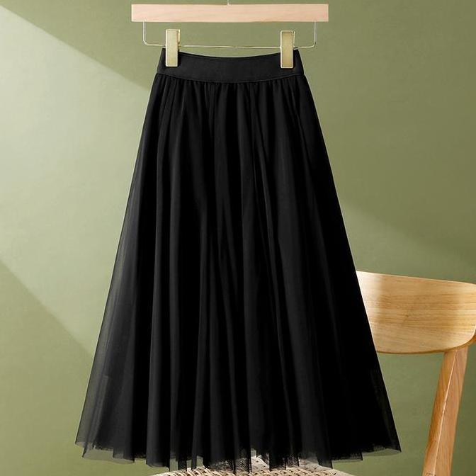 Rok Tutu panjang korean style wanita rok plisket premium maxi skirt Rok Tutu Maxy Model Korean Hits 