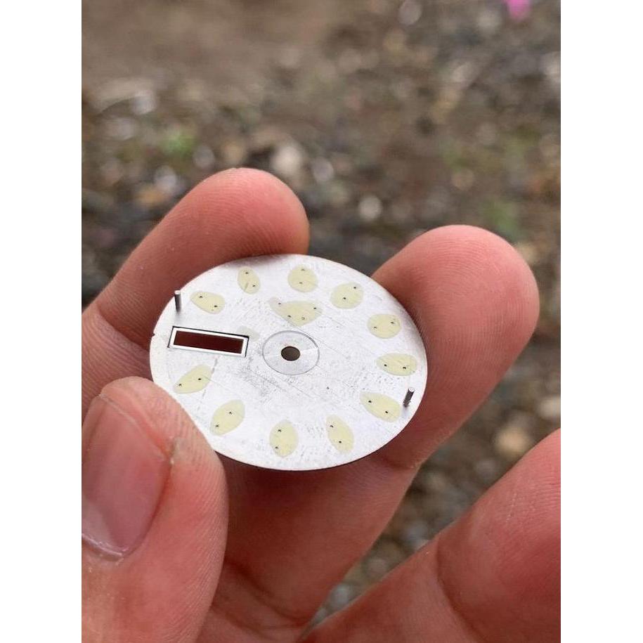 Plat dial jam tangan seiko biru 28,5mm 7009 7s26 7s36 dial jam seiko 5 sport murah