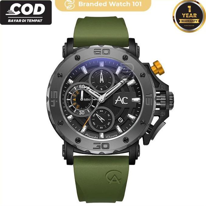 Jam Tangan Pria Alexandre Christie Ac 9205 / Ac9205 / 9205 Carbon Garansi Resmi 1 Tahun