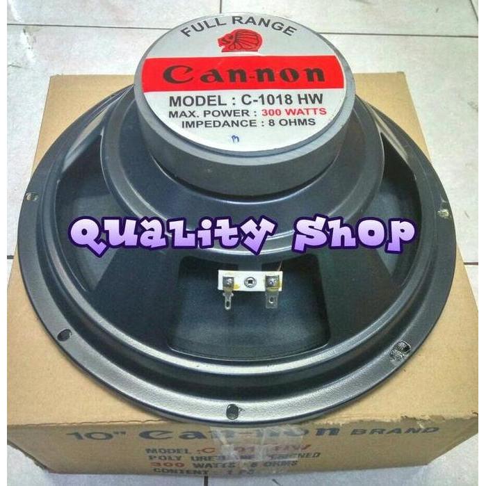 speaker fullrange canon 10 inch 300 watt