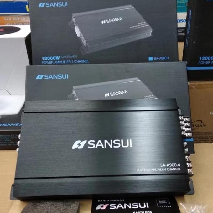 power Sansui 4channel amplifier mobil