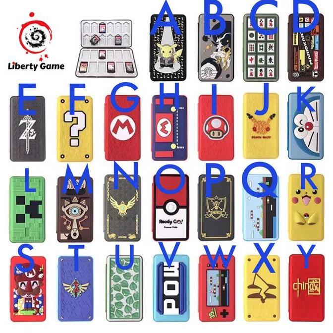 Shi Ban Premium Card Case Catride Tempat Kaset for Nintendo Switch 1 / Switch 2 / Switch Lite isi 24