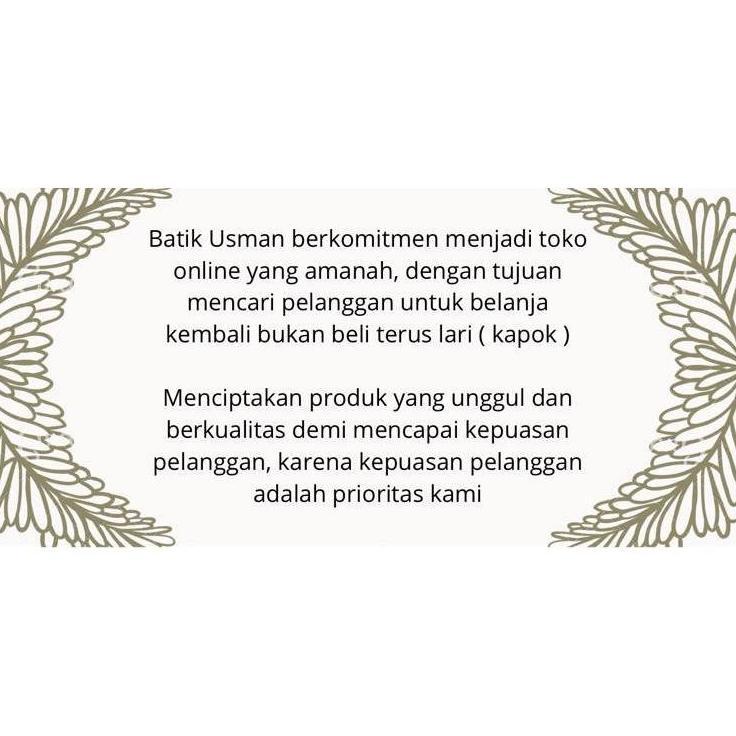 HEMAT BATIK USMAN - GAMIS TWILL RAYON PREMIUM MODEL KANCING TERBARU JUMBO SYARI KEKINIAN BATIK CAP